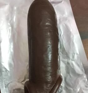6 Inch Brave Man Choco Brown Penis Enlarge Sleeve