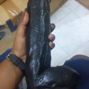 12 Inch Black Realistic Large Dildo