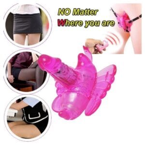 18 Function Remote Control Wearable Vibrator Dildo Butterfly Panties