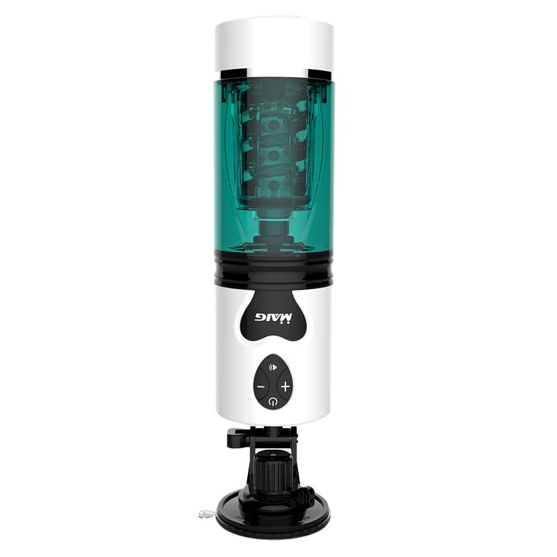 Powerful Sucking Multi Speed Rotating Telescopic Masturbator